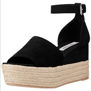Steve Madden Apolo Espadrille Black Size 9.5